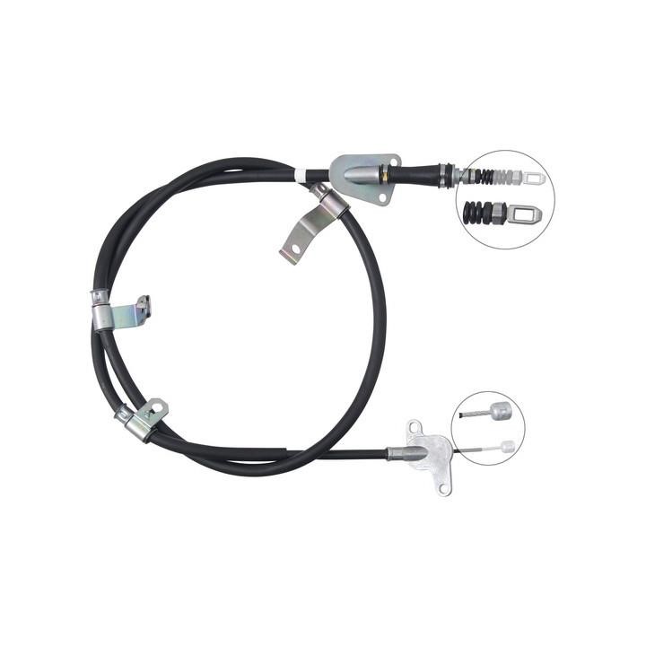 ABS K17494 Parking brake cable left K17494: Buy near me at 2407.PL in Poland at an Affordable price!