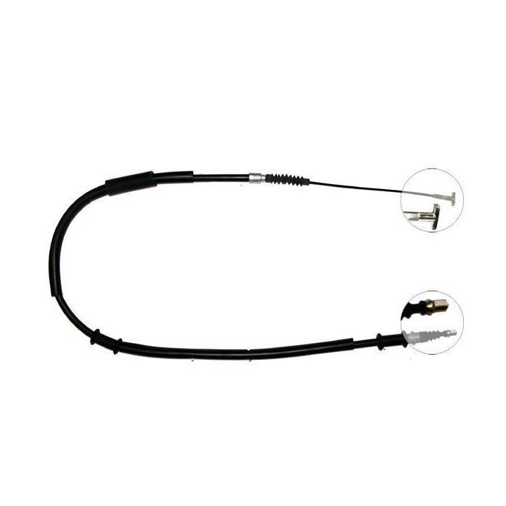 ABS K18018 Parking brake cable, right K18018: Buy near me in Poland at 2407.PL - Good price!