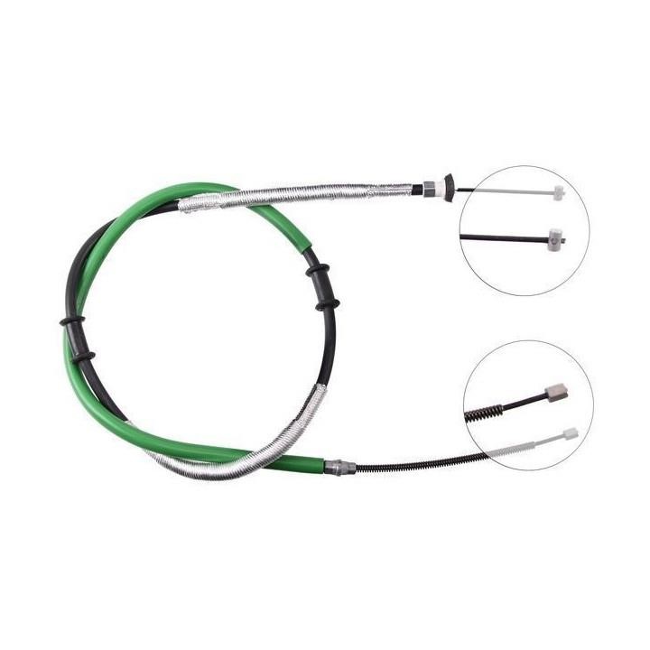 ABS K18078 Parking brake cable, right K18078: Buy near me in Poland at 2407.PL - Good price!