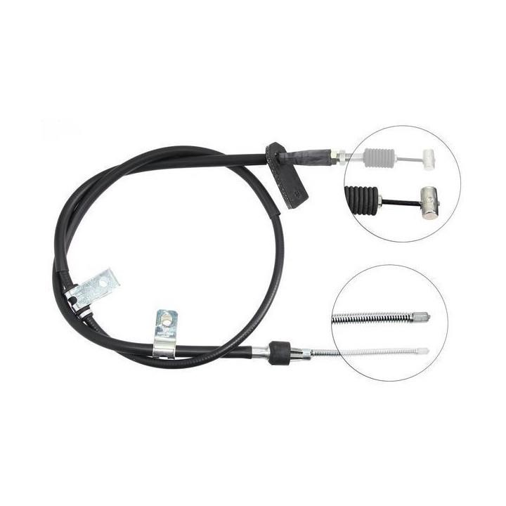 ABS K18837 Parking brake cable left K18837: Buy near me in Poland at 2407.PL - Good price!