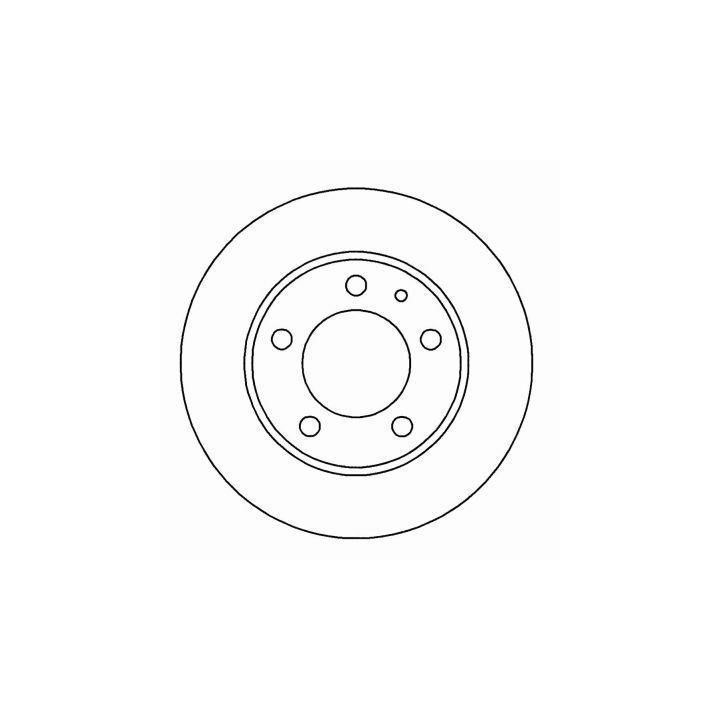 ABS 15769 Front brake disc ventilated 15769: Buy near me in Poland at 2407.PL - Good price!