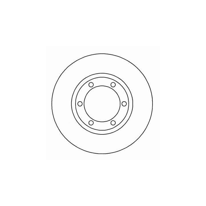 ABS 15971 Front brake disc ventilated 15971: Buy near me at 2407.PL in Poland at an Affordable price!
