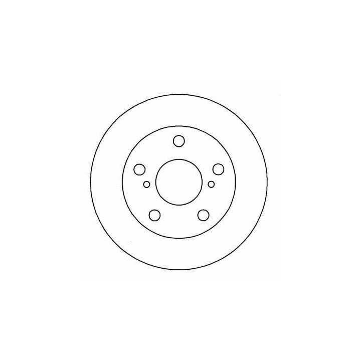 ABS 16231 Front brake disc ventilated 16231: Buy near me in Poland at 2407.PL - Good price!