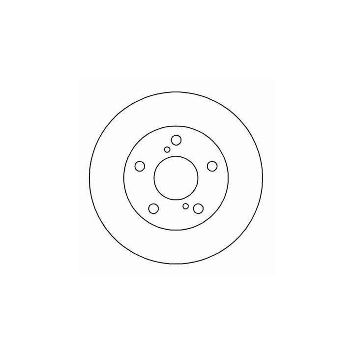 ABS 16232 Front brake disc ventilated 16232: Buy near me in Poland at 2407.PL - Good price!