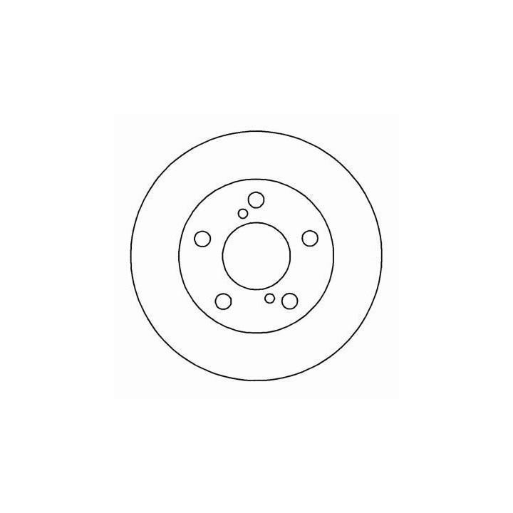 ABS 16552 Front brake disc ventilated 16552: Buy near me in Poland at 2407.PL - Good price!