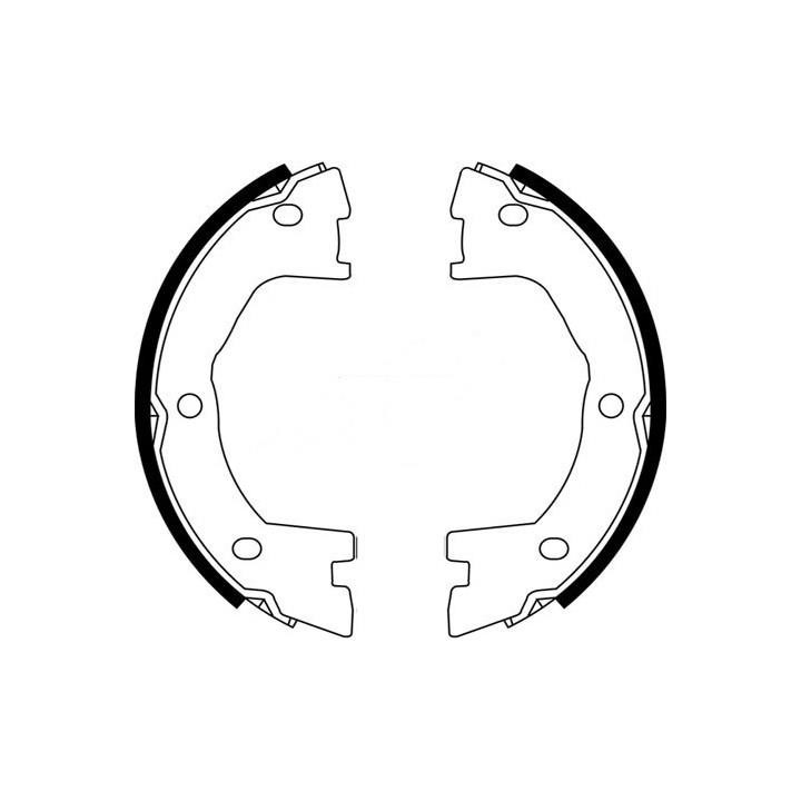 ABS 9199 Parking brake shoes 9199: Buy near me in Poland at 2407.PL - Good price!