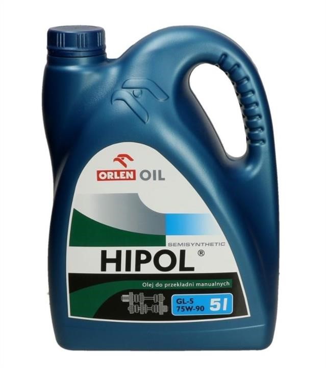 Orlen QFS106B50 Трансмиссионное масло Orlen HIPOL SEMISYNTETIC 75W-90, API GL-5, 5л QFS106B50: Отличная цена - Купить в Польше на 2407.PL!
