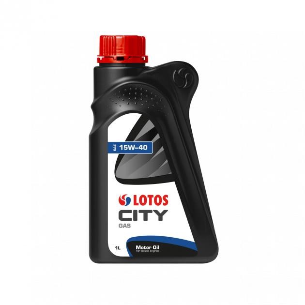 Lotos WF-K105R50-0H0 Моторное масло Lotos City Gas 15W-40, 1л WFK105R500H0: Отличная цена - Купить в Польше на 2407.PL!