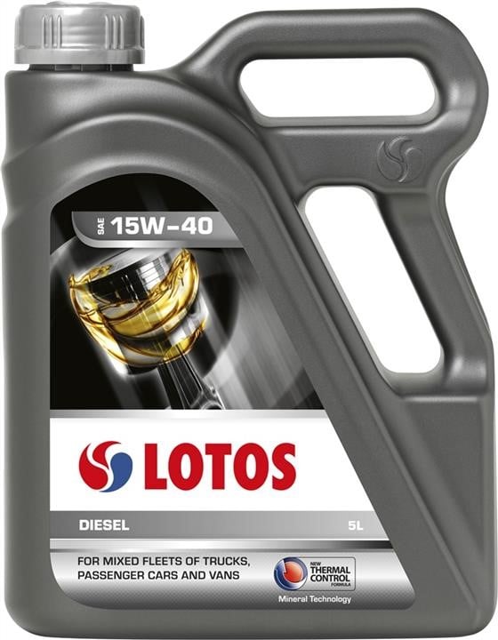 Lotos WF-K503580-0N0 Моторное масло Lotos Diesel 15W-40, 5л WFK5035800N0: Отличная цена - Купить в Польше на 2407.PL!