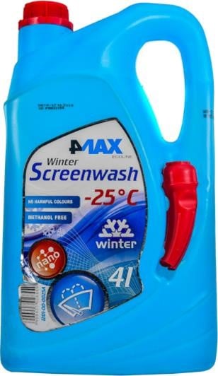 4max 1201-00-0025A Winter windshield washer fluid, -25°C, 4l 1201000025A: Buy near me in Poland at 2407.PL - Good price!