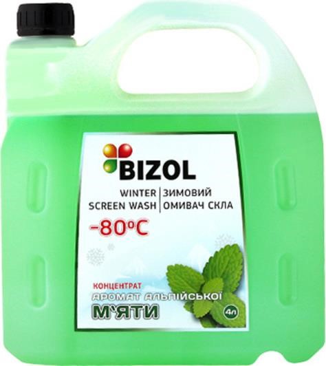 Bizol B1296 Winter windshield washer fluid, concentrate, -80°C, Alpine mint, 4l B1296: Buy near me at 2407.PL in Poland at an Affordable price!