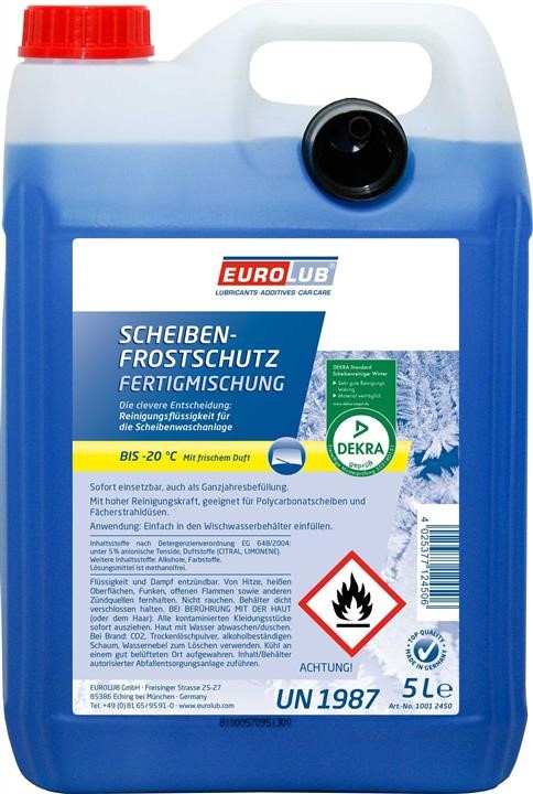 Eurolub 10012450 Płyn do spryskiwaczy Eurolub Scheibenfrostschutz -Fertigmischung - Blau, zimowy, -20°C, 5l 10012450: Dobra cena w Polsce na 2407.PL - Kup Teraz!
