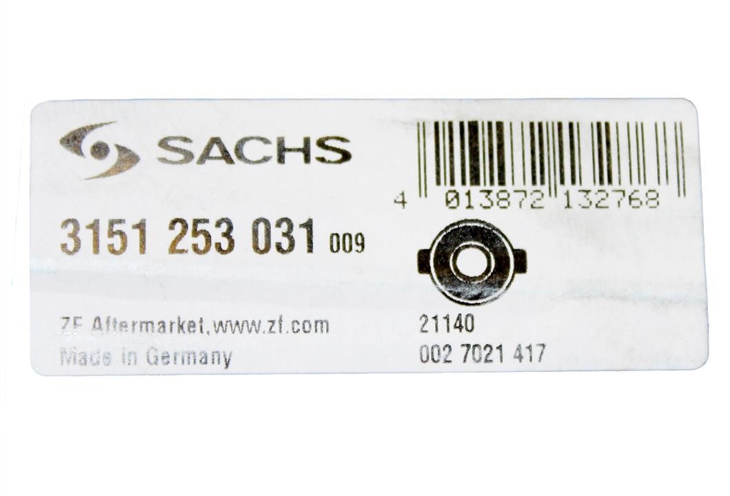 SACHS 3151 253 031 Release bearing 3151253031: Buy near me in Poland at 2407.PL - Good price!