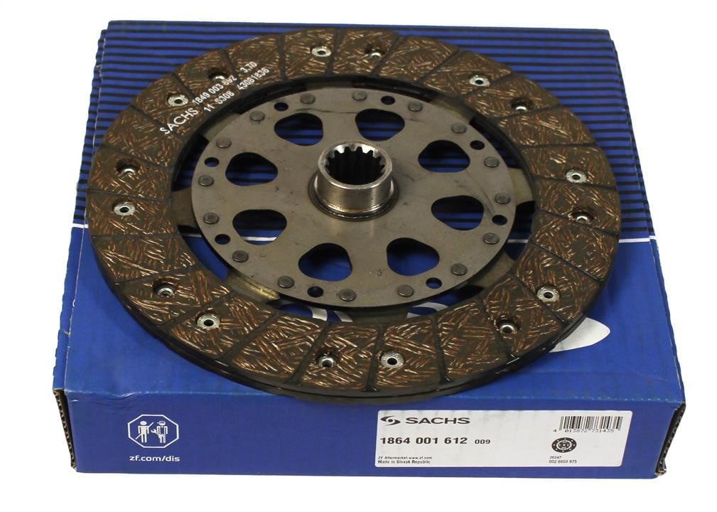SACHS 1864 001 612 Clutch disc 1864001612: Buy near me in Poland at 2407.PL - Good price!