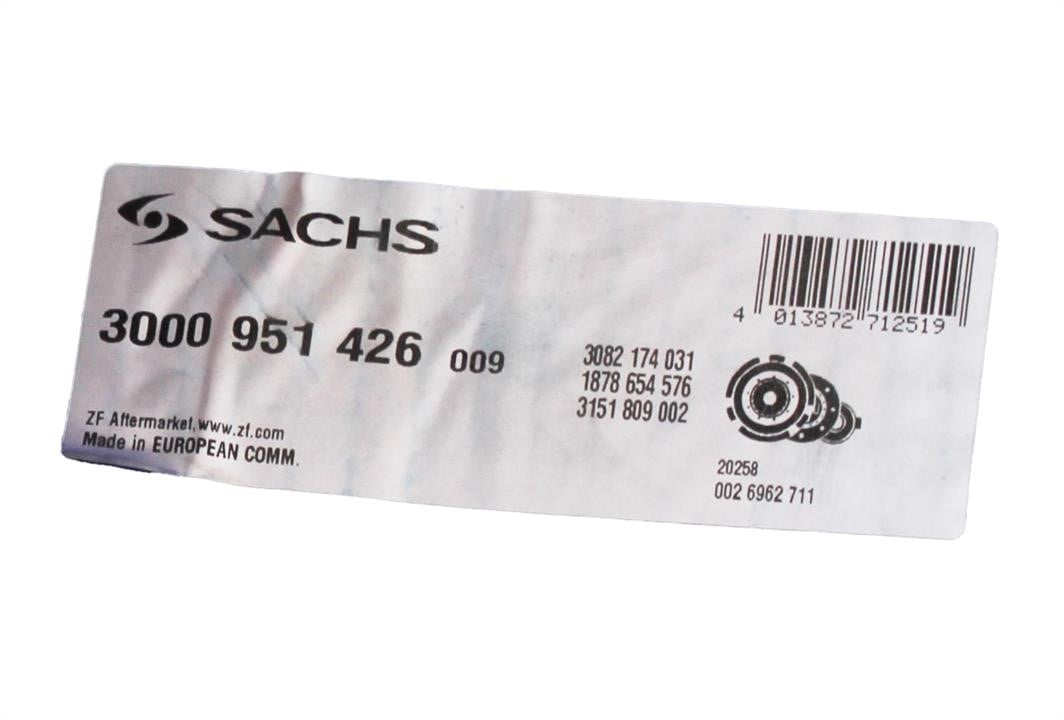 SACHS 3000 951 426 Clutch kit 3000951426: Buy near me at 2407.PL in Poland at an Affordable price!