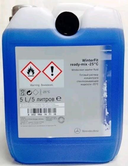 Mercedes A 002 986 14 71 18 Winter windshield washer fluid, -25°C, 5l A002986147118: Buy near me in Poland at 2407.PL - Good price!