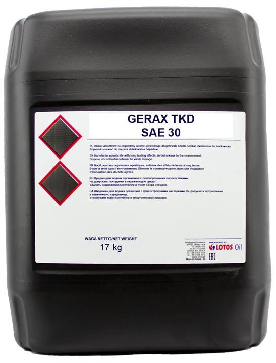 Lotos WH-2L09430-000 Hydraulic oil Lotos GERAX TKD SAE 30, 20l WH2L09430000: Buy near me in Poland at 2407.PL - Good price!