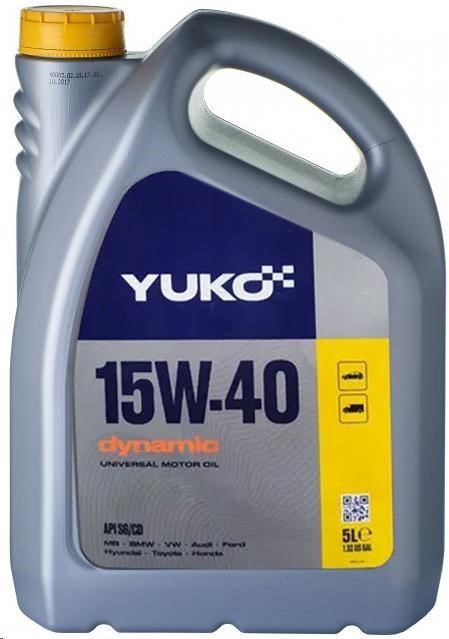 Yuko 4823110401576 Engine oil Yuko Dynamic 15W-40, 5L 4823110401576: Buy near me in Poland at 2407.PL - Good price!