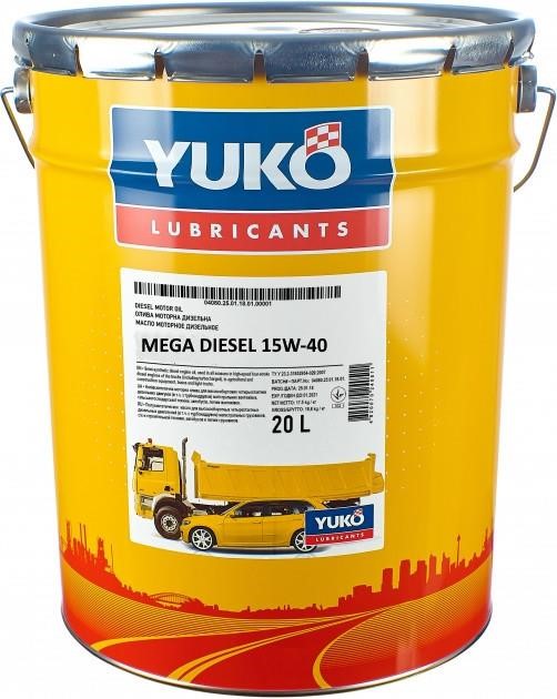 Yuko 4820070248920 Olej silnikowy Yuko Mega Diesel 15W-40, 20L 4820070248920: Atrakcyjna cena w Polsce na 2407.PL - Zamów teraz!