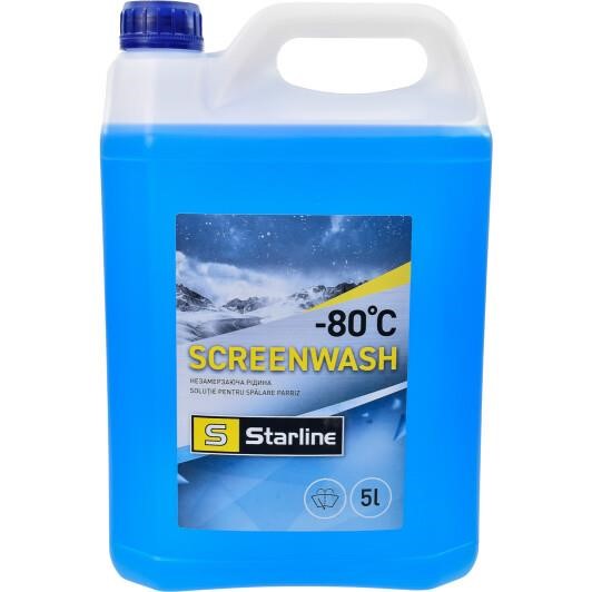 StarLine NA SW80-5 Winter windshield washer fluid, concentrate, -80°C, 5l NASW805: Buy near me in Poland at 2407.PL - Good price!