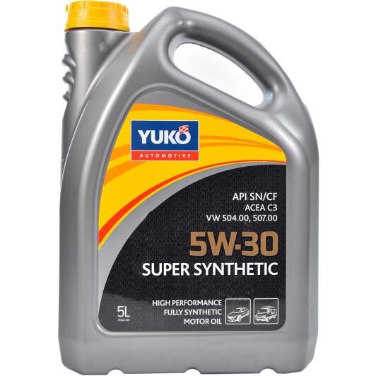Yuko 4820070245646 Engine oil Yuko Super Synthetic C3 5W-30, 5L 4820070245646: Buy near me in Poland at 2407.PL - Good price!