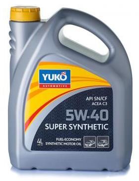 Yuko 4820070244861 Engine oil Yuko Super Synthetic 5W-40, 4L 4820070244861: Buy near me in Poland at 2407.PL - Good price!