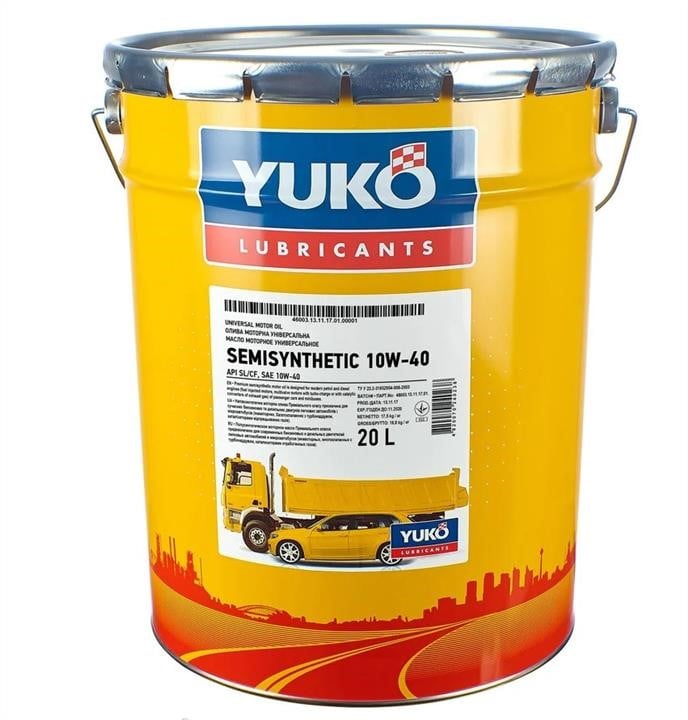 Yuko 4820070240238 Моторное масло Yuko Semisynthetic 10W-40, 20л 4820070240238: Отличная цена - Купить в Польше на 2407.PL!