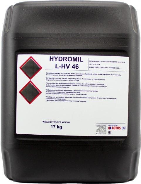 Lotos WH-P702090-000 Hydraulic oil Lotos L-HV 46, 20l WHP702090000: Buy near me in Poland at 2407.PL - Good price!
