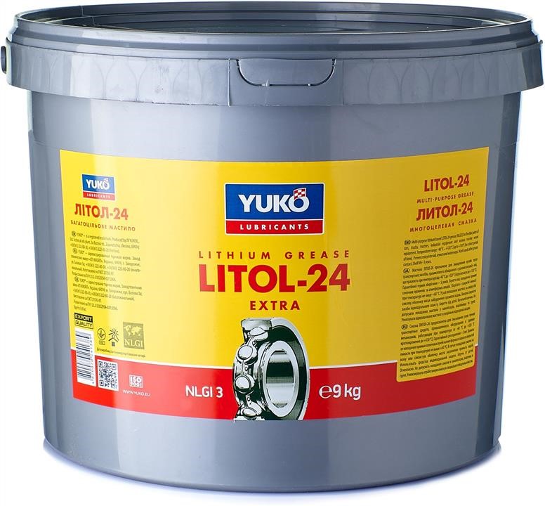 Yuko 4820070241389 Lubricant YUKO LITOL-24, 9kg 4820070241389: Buy near me in Poland at 2407.PL - Good price!