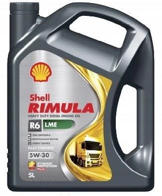 Shell 550053997 Моторное масло SHELL HELIX RIMULA R6 LME 5W-30, API SN/CK-4, ACEA E6/E7/E9, 5л 550053997: Отличная цена - Купить в Польше на 2407.PL!