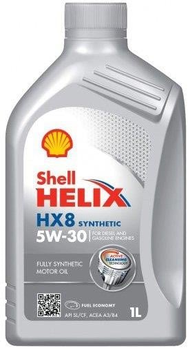 Shell 550048140 Моторна олива Shell Helix HX8 ECT 5W-30, 1л 550048140: Купити у Польщі - Добра ціна на 2407.PL!