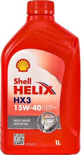Shell 550039969 Моторна олива Shell Helix HX3 15W-40, 1л 550039969: Купити у Польщі - Добра ціна на 2407.PL!