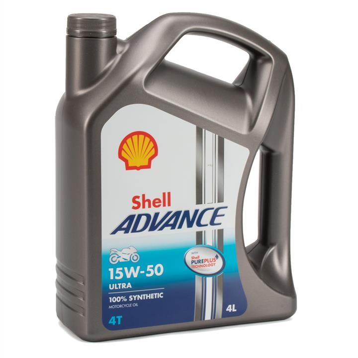 Shell 550030045 Engine oil Shell Advance 4T 15W-50 JASO MA-2, API SN, 4 L. 550030045: Buy near me in Poland at 2407.PL - Good price!