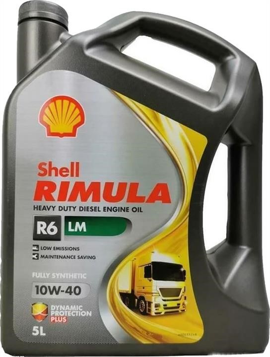 Shell 550054436 Engine oil SHELL HELIX RIMULA R6 LM 10W-40, API CI-4, ACEA E6/E9, 5L 550054436: Buy near me in Poland at 2407.PL - Good price!