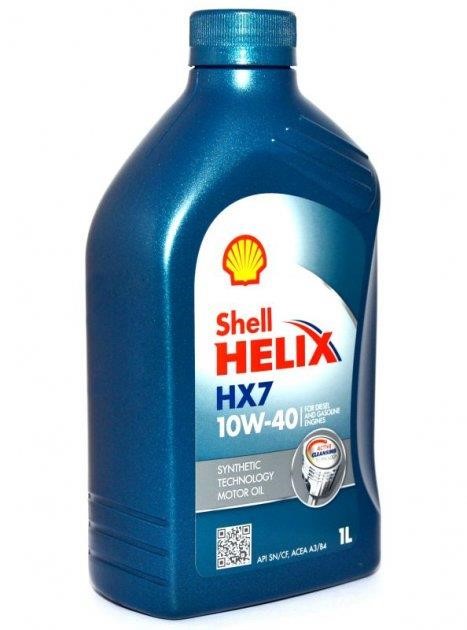 Shell 550040312 Engine oil Shell Helix HX7 10W-40, 1L 550040312: Buy near me in Poland at 2407.PL - Good price!