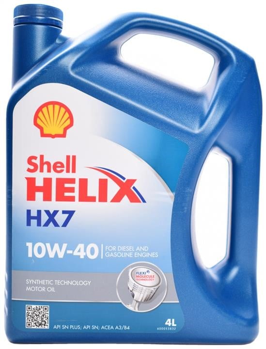 Shell 550040289 Engine oil Shell Helix HX7 10W-40, 4L 550040289: Buy near me in Poland at 2407.PL - Good price!