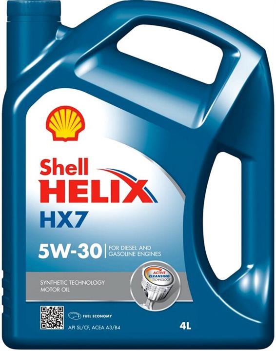 Shell 550040004 Engine oil Shell Helix HX7 5W-30, 4L 550040004: Buy near me in Poland at 2407.PL - Good price!