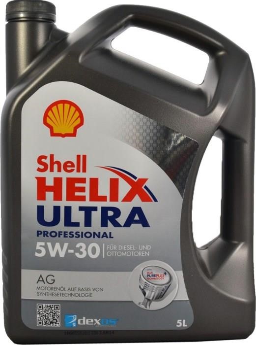 Shell 550046301 Моторное масло Shell Helix Ultra Professional AG 5W-30, 5л 550046301: Отличная цена - Купить в Польше на 2407.PL!