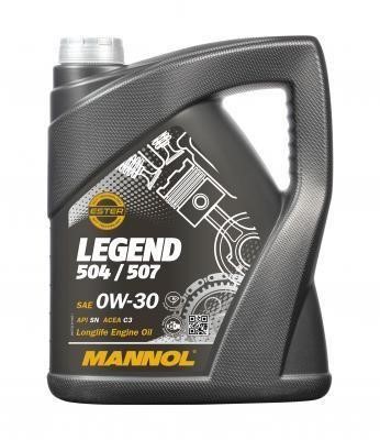 Mannol MN7730-5 Engine oil Mannol 7730 Legend 504/507 0W-30, 5L MN77305: Buy near me at 2407.PL in Poland at an Affordable price!