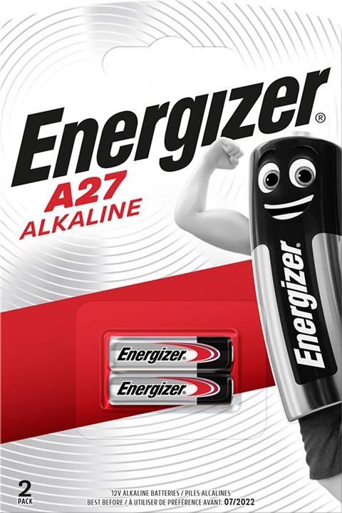 Energizer 639333 Battery Energizer Alkaline A27, 2 pcs. 639333: Buy near me in Poland at 2407.PL - Good price!