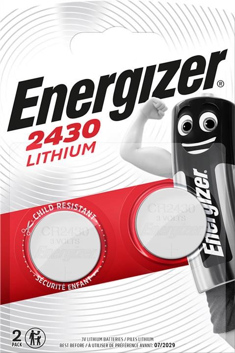 Energizer 637991 Battery Energizer Lithium 2430, 2 pcs. 637991: Buy near me in Poland at 2407.PL - Good price!
