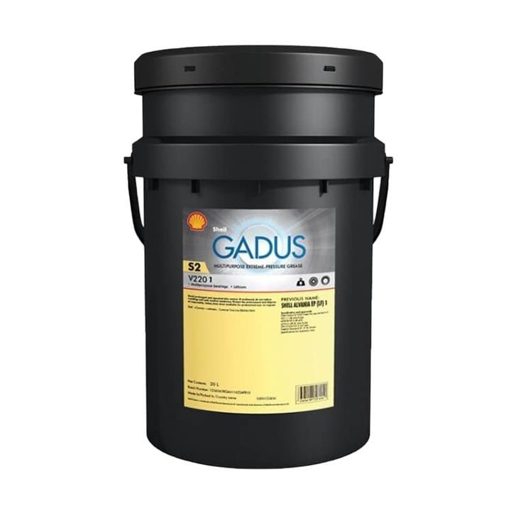 Shell 550028217 Multipurpose grease SHELL GADUS S2 V220 1, 18kg 550028217: Buy near me in Poland at 2407.PL - Good price!