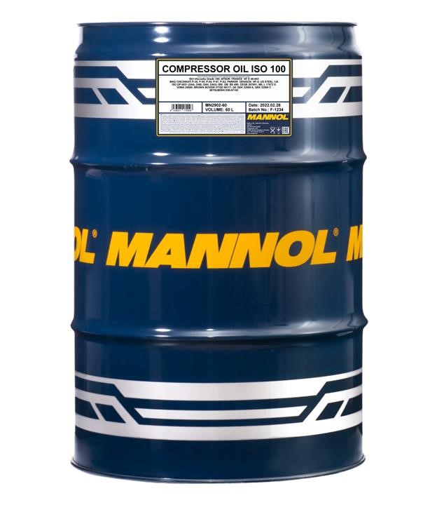 Mannol MN2902-60 Olej kompresorowy MANNOL Compressor Oil ISO 100, 60 l MN290260: Dobra cena w Polsce na 2407.PL - Kup Teraz!