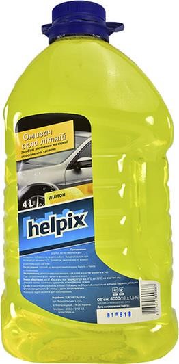 Helpix 4823075800667 Summer windshield washer fluid, Lemon, 4l 4823075800667: Buy near me in Poland at 2407.PL - Good price!