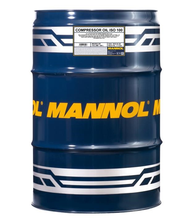 Mannol MN2902-DR Olej kompresorowy MANNOL Compressor Oil ISO 100, 208 l MN2902DR: Dobra cena w Polsce na 2407.PL - Kup Teraz!