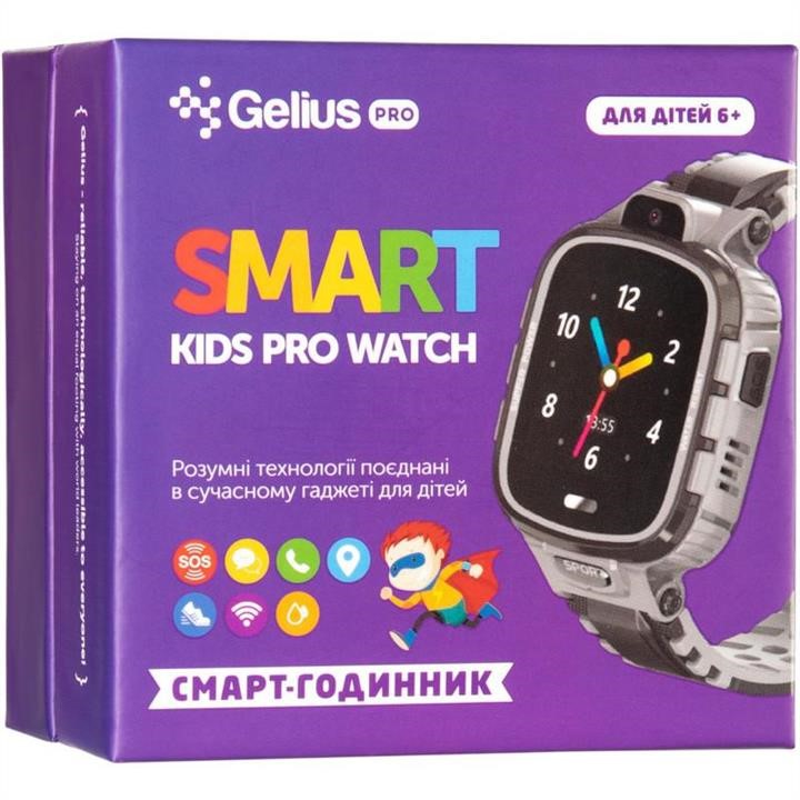 Gelius Inteligentny zegarek dziecięcy z lokalizatorem GPS Gelius Pro GP-PK001 (PRO KID) Czarny&#x2F;Srebrny (12 miesięcy) – cena