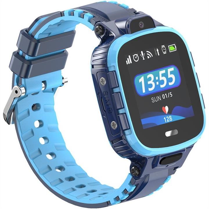 Kinder-Smartwatch mit GPS-Tracker Gelius Pro GP-PK001 (PRO KID) Blau (12 Monate) Gelius 00000074405