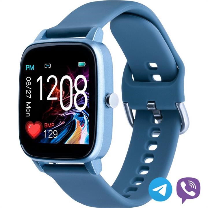 Gelius 00000081395 Inteligentny zegarek Gelius Pro iHealth (IP67) Midnight Blue (12 miesięcy) 00000081395: Dobra cena w Polsce na 2407.PL - Kup Teraz!