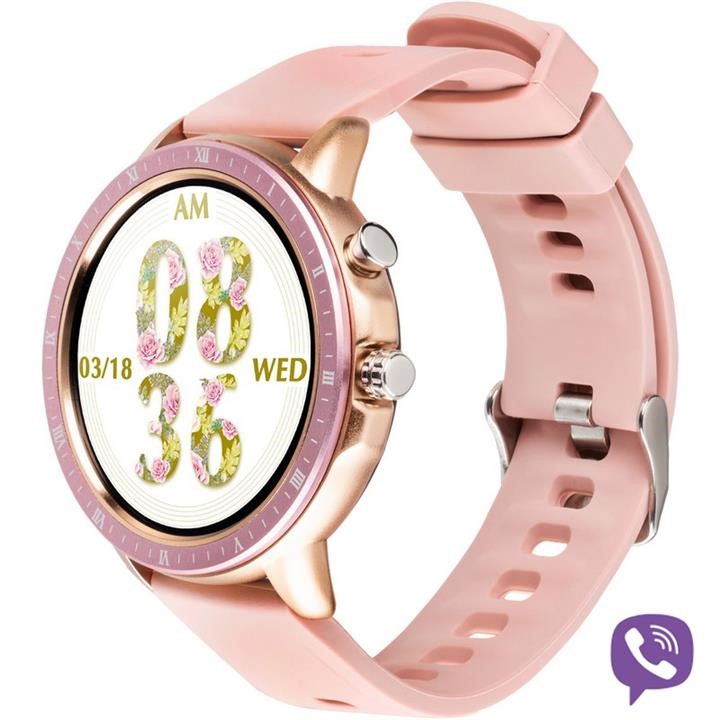 Gelius 00000081847 Smart Watch Gelius Pro GP-SW005 (NOWA GENERACJA) (IPX7) Różowy/Złoty (12 miesięcy) 00000081847: Dobra cena w Polsce na 2407.PL - Kup Teraz!