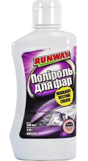 Runway RW2545 Headlight polish, 250 ml RW2545: Buy near me in Poland at 2407.PL - Good price!